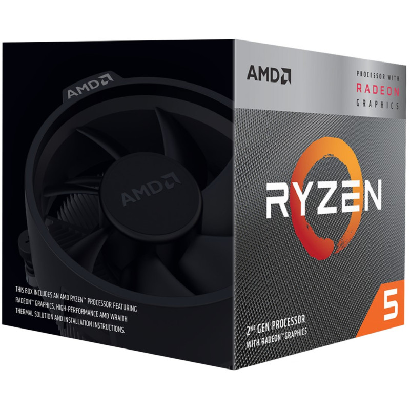 AMD Ryzen 5 Picasso 3400G BOX (YD3400C5FHBOX)